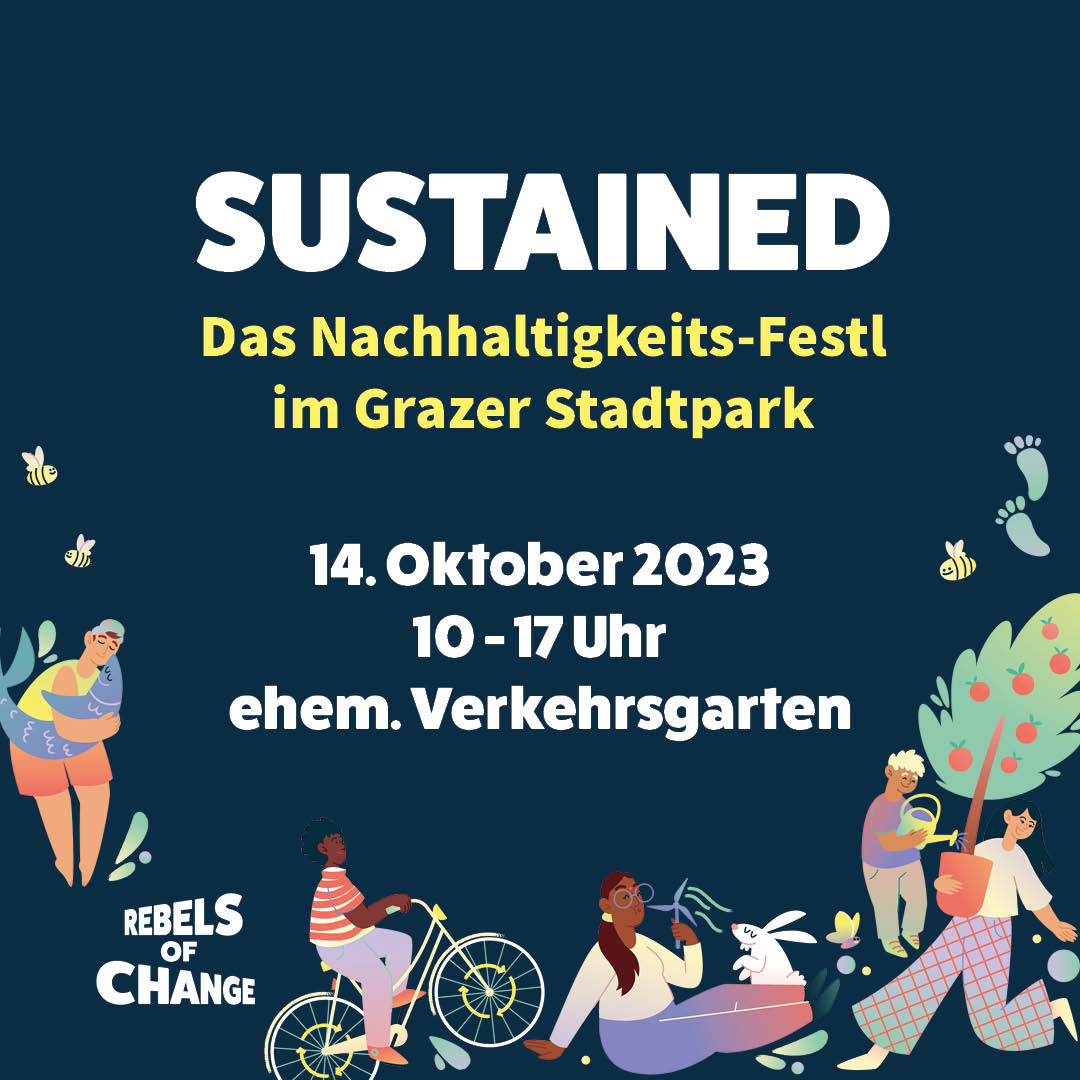 Sustained - Das Nachhaltigkeits-Festl im Grazer Stadtpark-Infografik